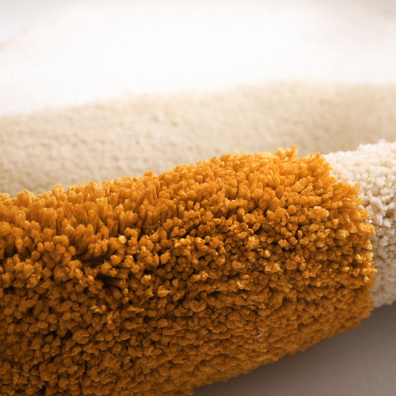 Poached Egg Plush  Non-slip Rug