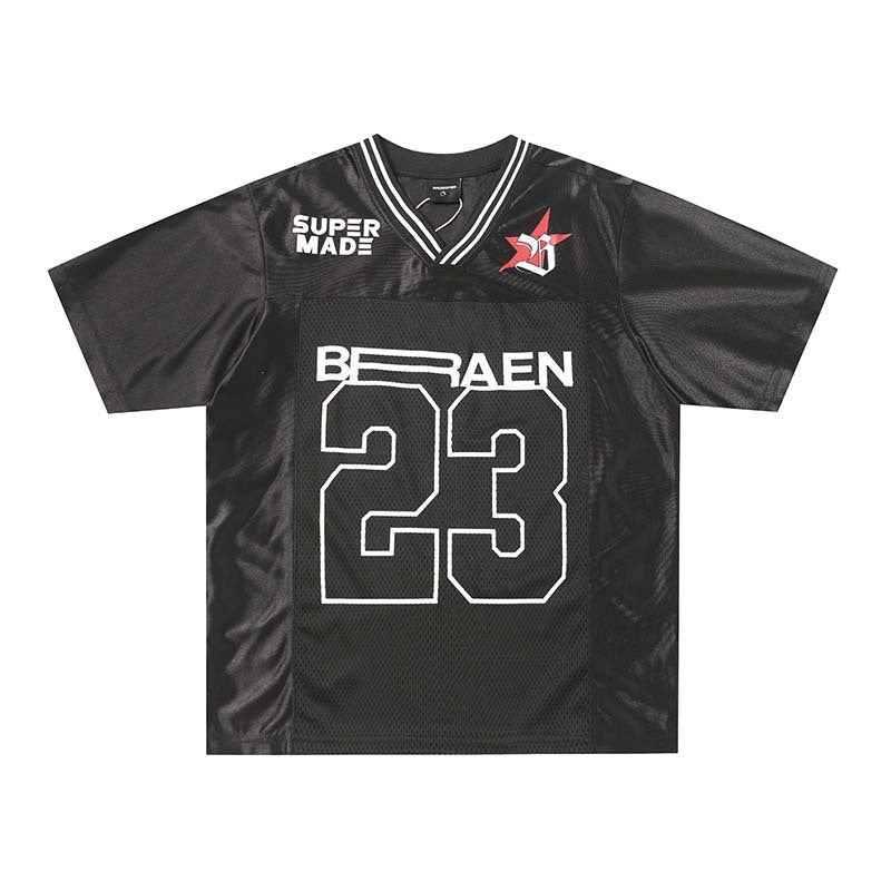 Pullover V-neck Short Sleeve T-shirt