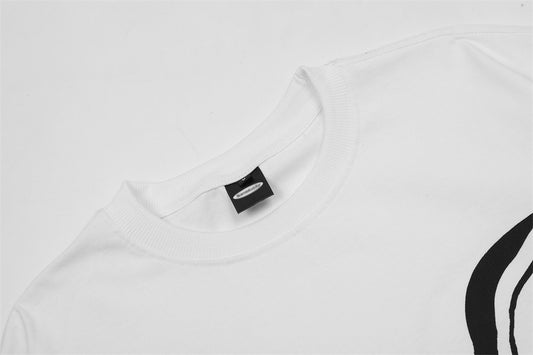 Skull Design Loose Short-sleeved T-shirt