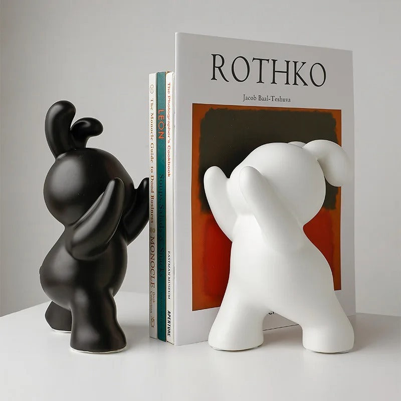 Push Rabbit Bookcase Desk Ornaments