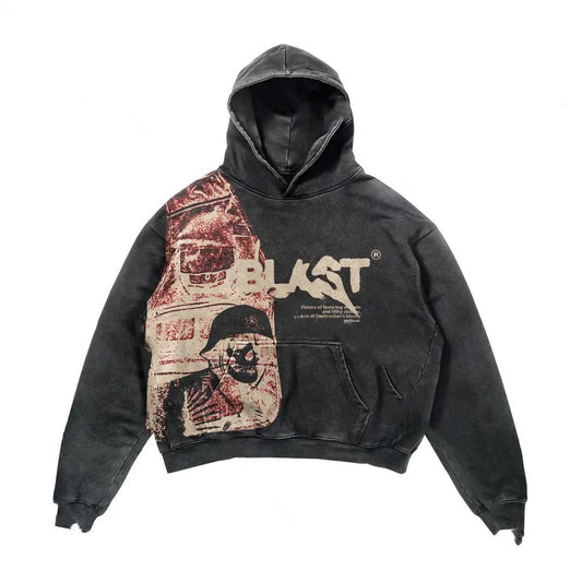 Retro Y2K Hoodie Sreetwear